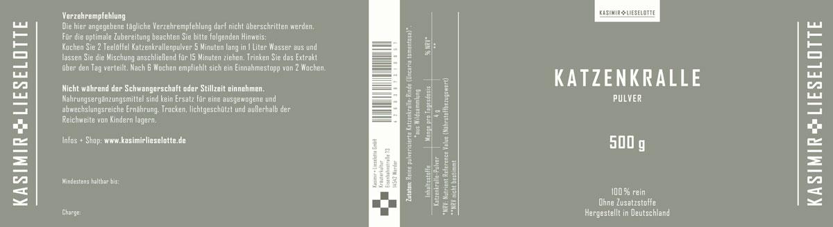 Katzenkralle Pulver