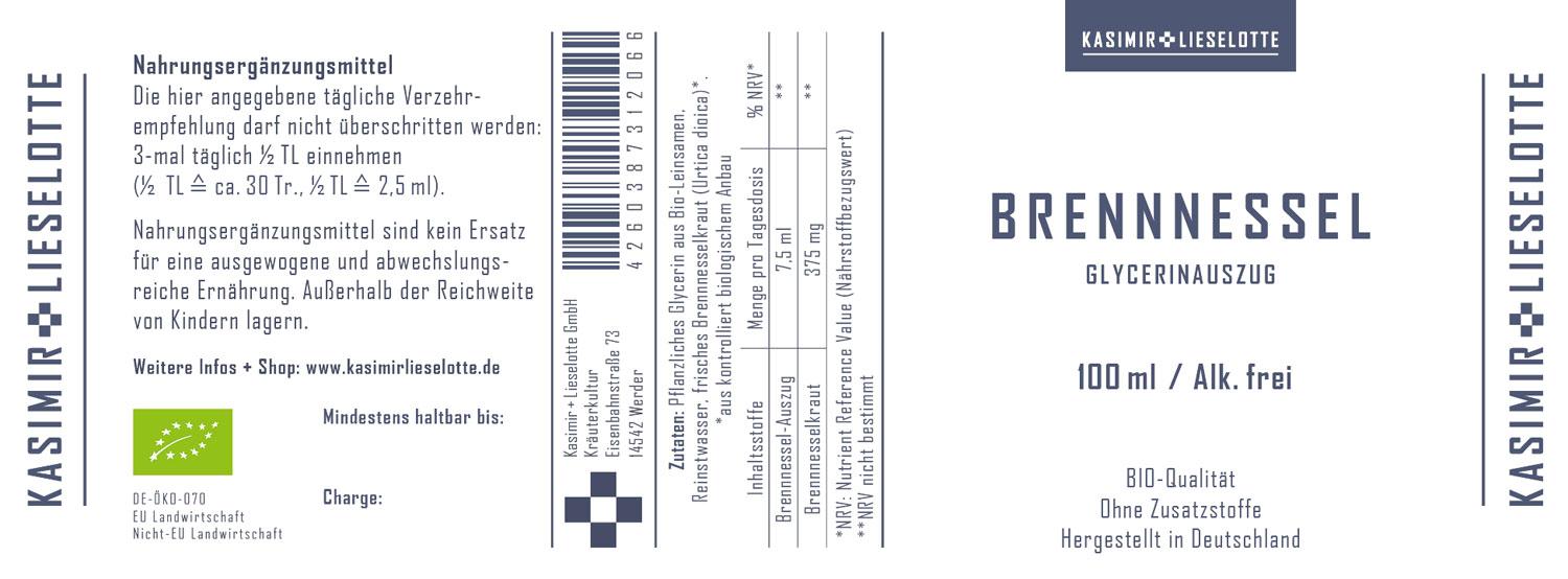 Brennnessel Tinktur Alkoholfrei Bio Brennnessel Tinktur Alkoholfrei Bio