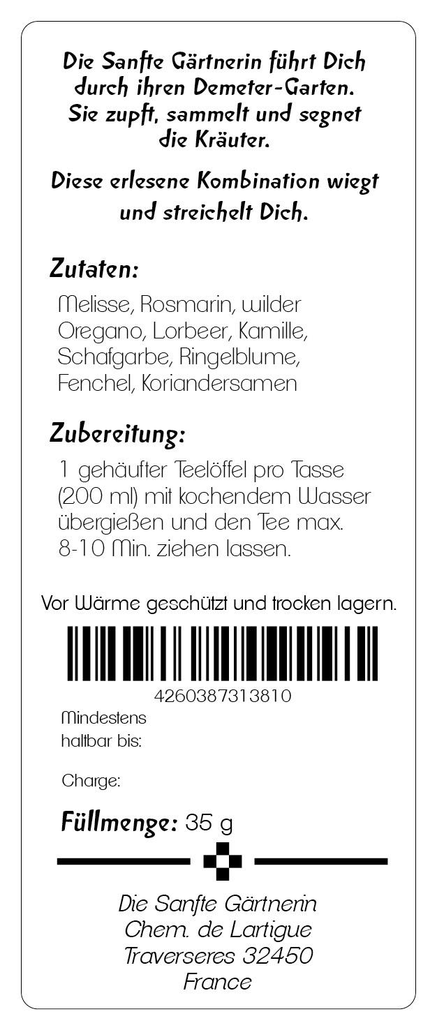 Frieden in mir - Tee Demeter, Die Sanfte Gärtnerin