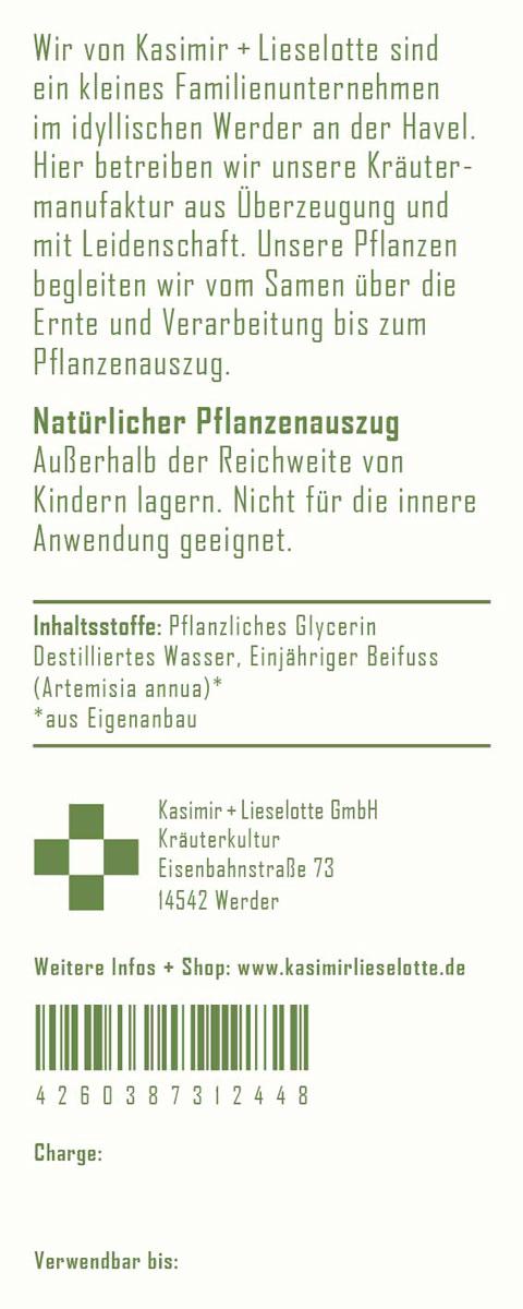 Artemisia annua Pflanzenauszug Alkoholfrei - Auswahl: 500 ml