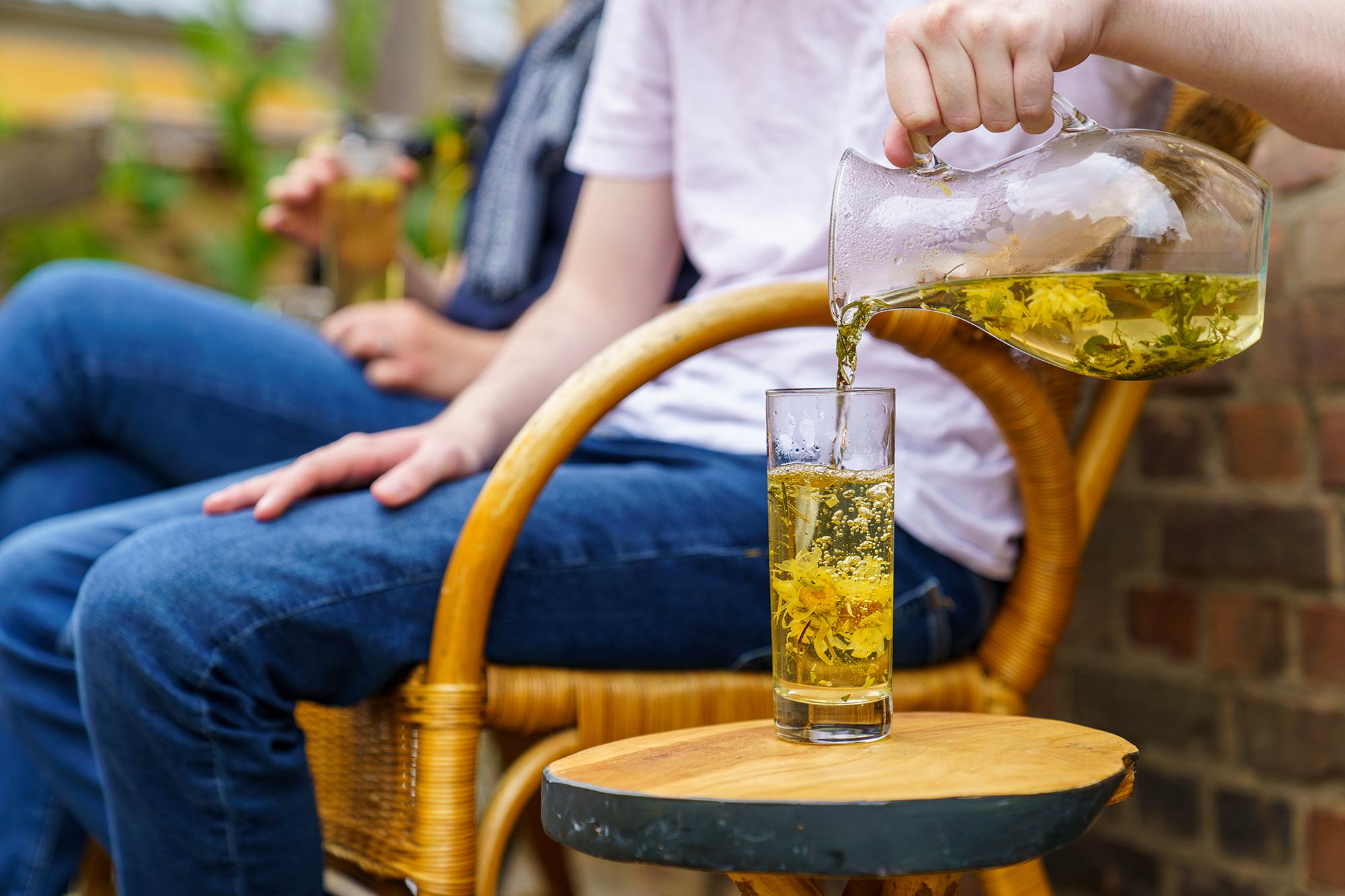 Tees, Tinkturen und Kapseln der Stachelfrei Kur nebeneinander