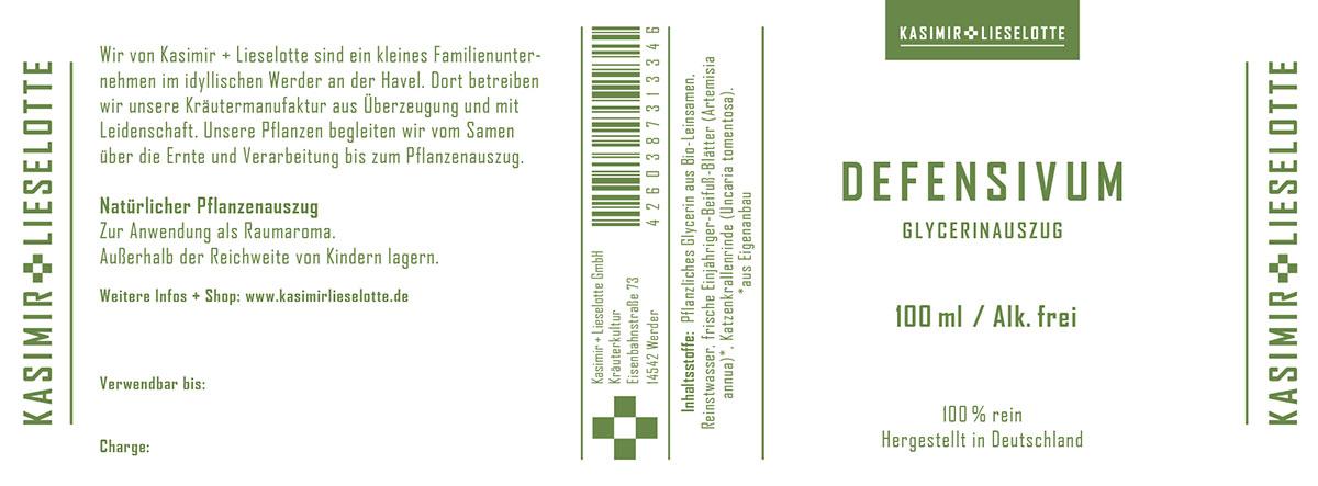 Defensivum Pflanzenauszug Alkoholfrei
